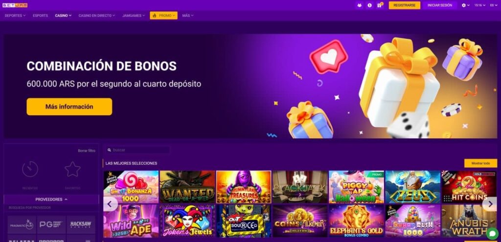 Top proveedores de juegos en BetJam para una experiencia de casino premium